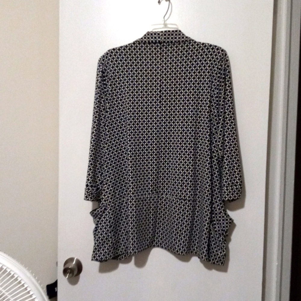 Robert Louis Open Front Jacket Size 2X - Picture 2 of 4